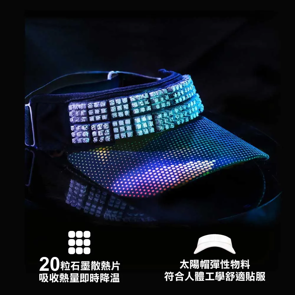 【公價貨品 Fixed Price Goods】遮陽板 Visor 連20粒持久冷凍冰塊 Visor with 20 Cooling Pieces