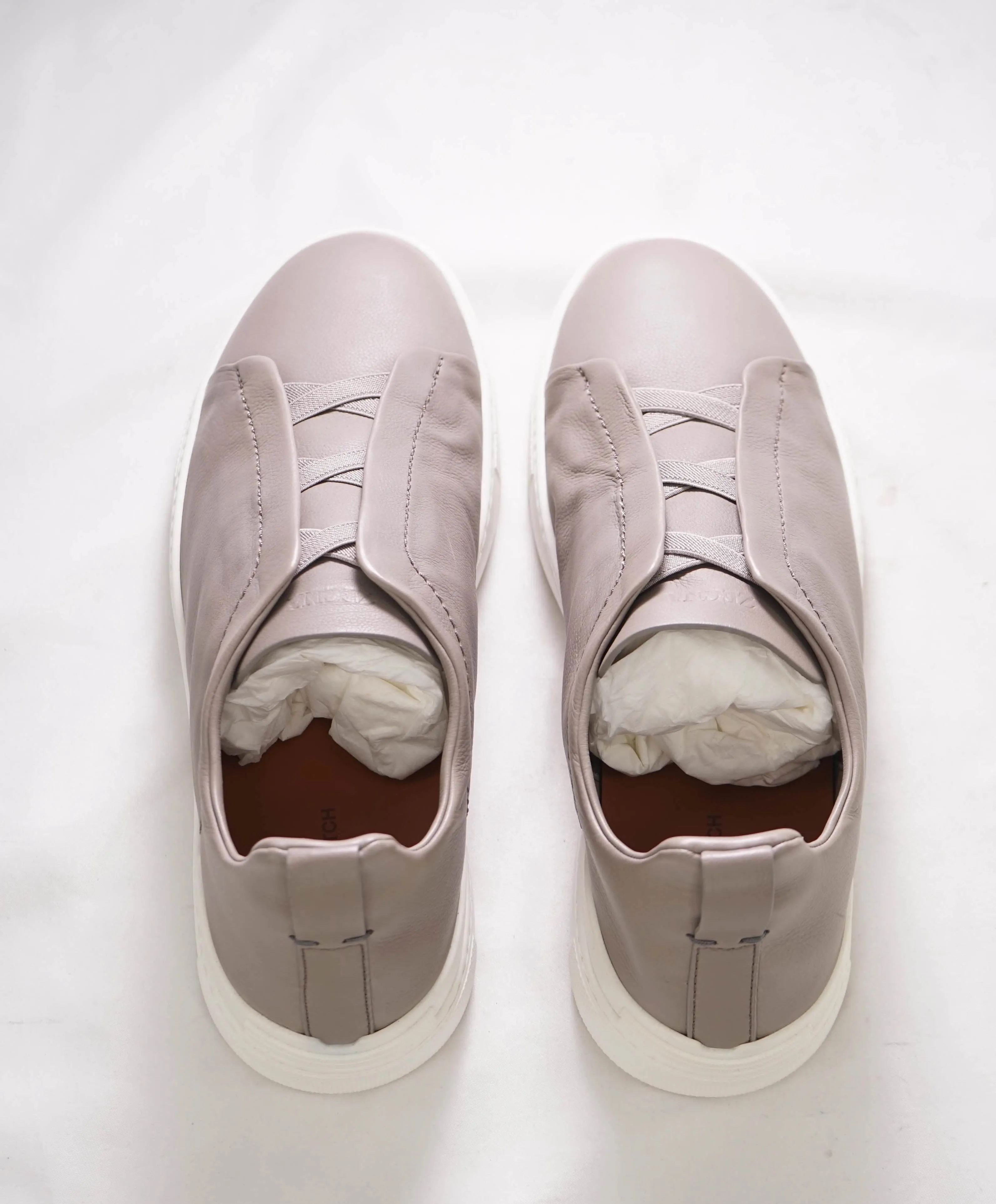$1,050 ERMENEGILDO ZEGNA - COUTURE "Triple Stitch" Sneakers - 12 US (45 EU)