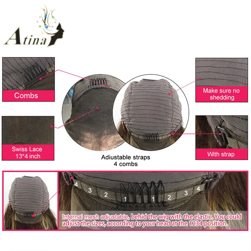 2-in-1 Style Loose Wave Glueless 13x4 Lace Front Human Hair Wigs