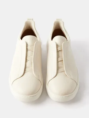 $950 ERMENEGILDO ZEGNA - COUTURE "Triple Stitch" Sneakers - 9 US (42 EU)