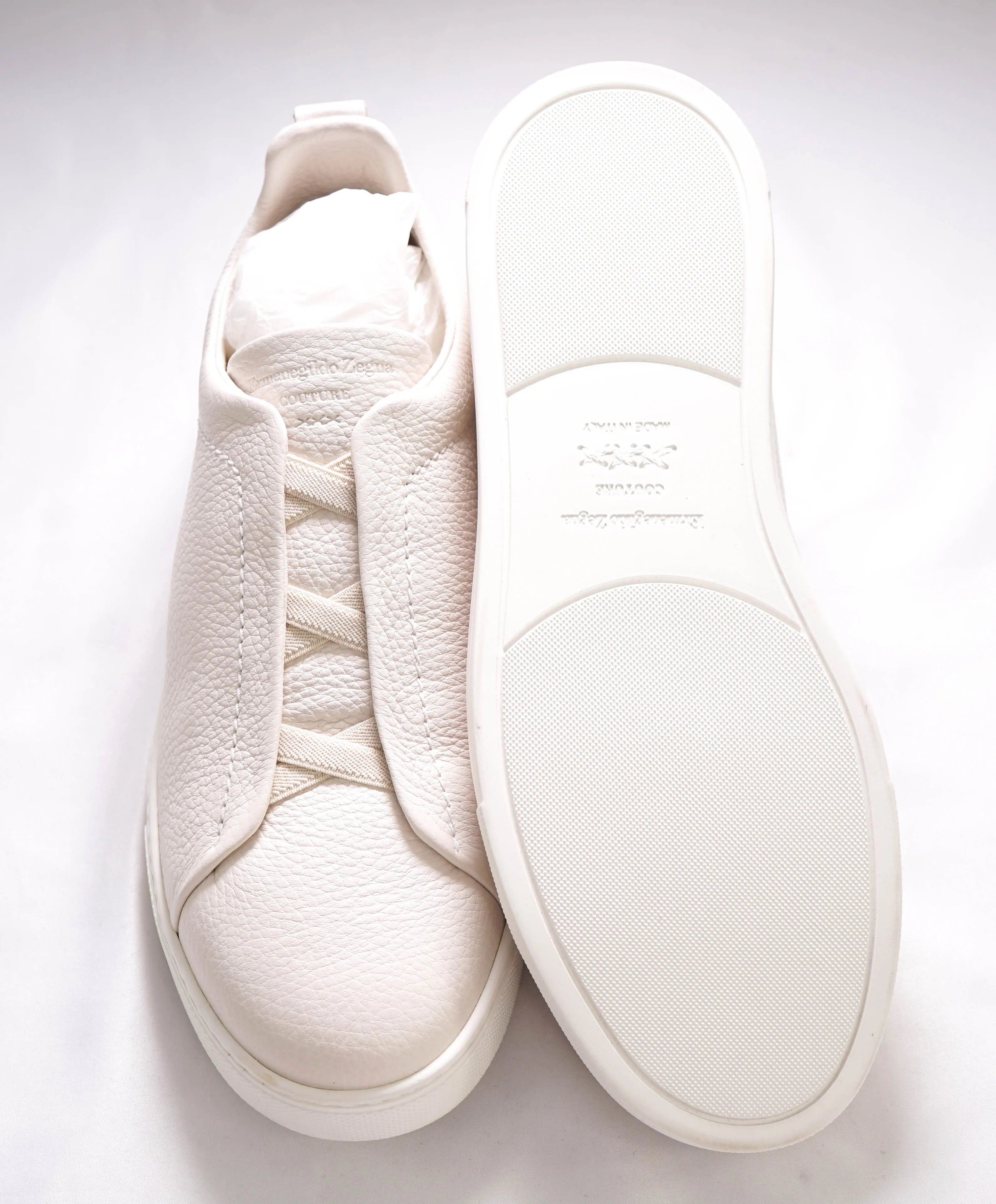 $950 ERMENEGILDO ZEGNA - COUTURE "Triple Stitch" Sneakers - 9 US (42 EU)