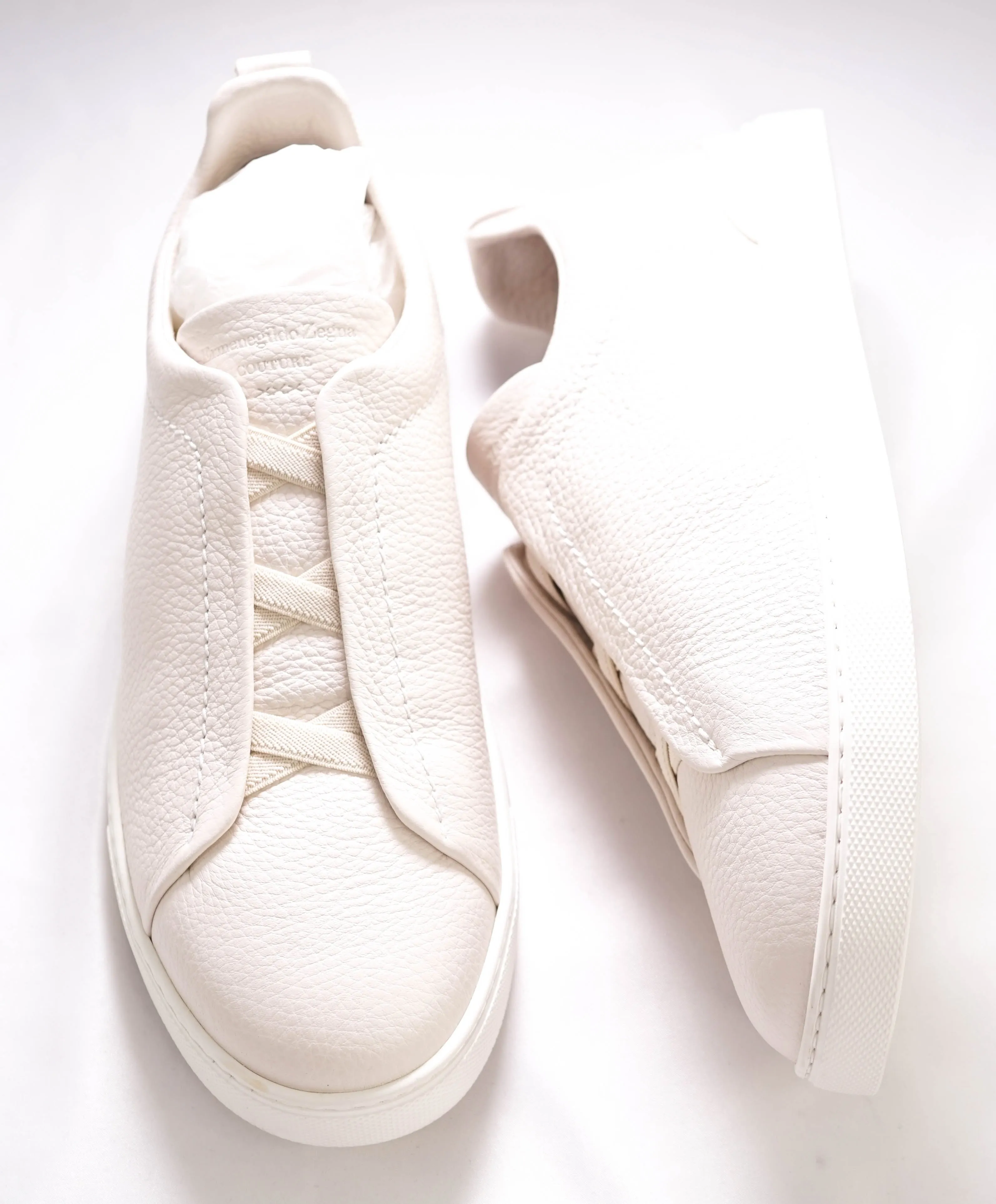 $950 ERMENEGILDO ZEGNA - COUTURE "Triple Stitch" Sneakers - 9 US (42 EU)