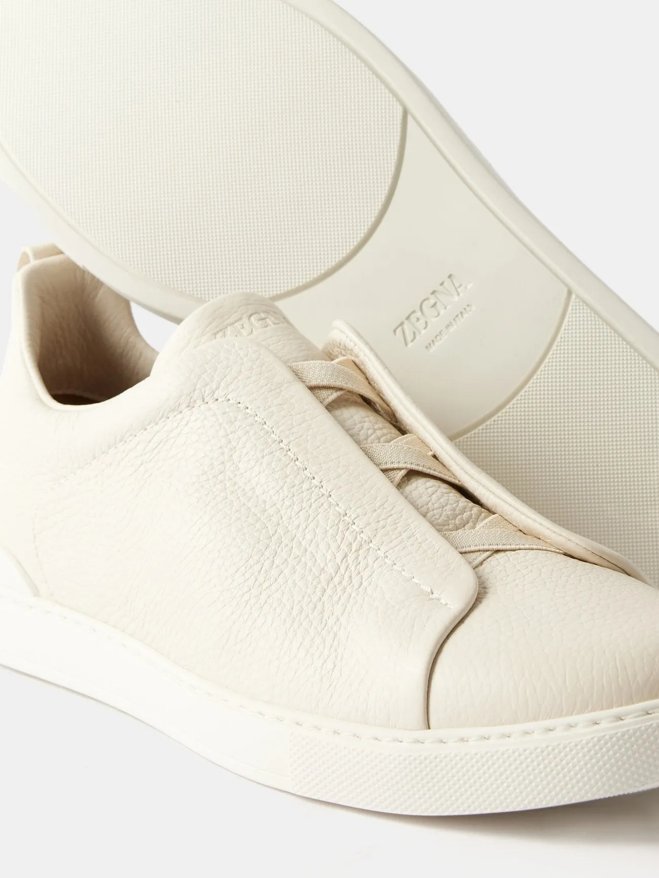 $950 ERMENEGILDO ZEGNA - COUTURE "Triple Stitch" Sneakers - 9 US (42 EU)