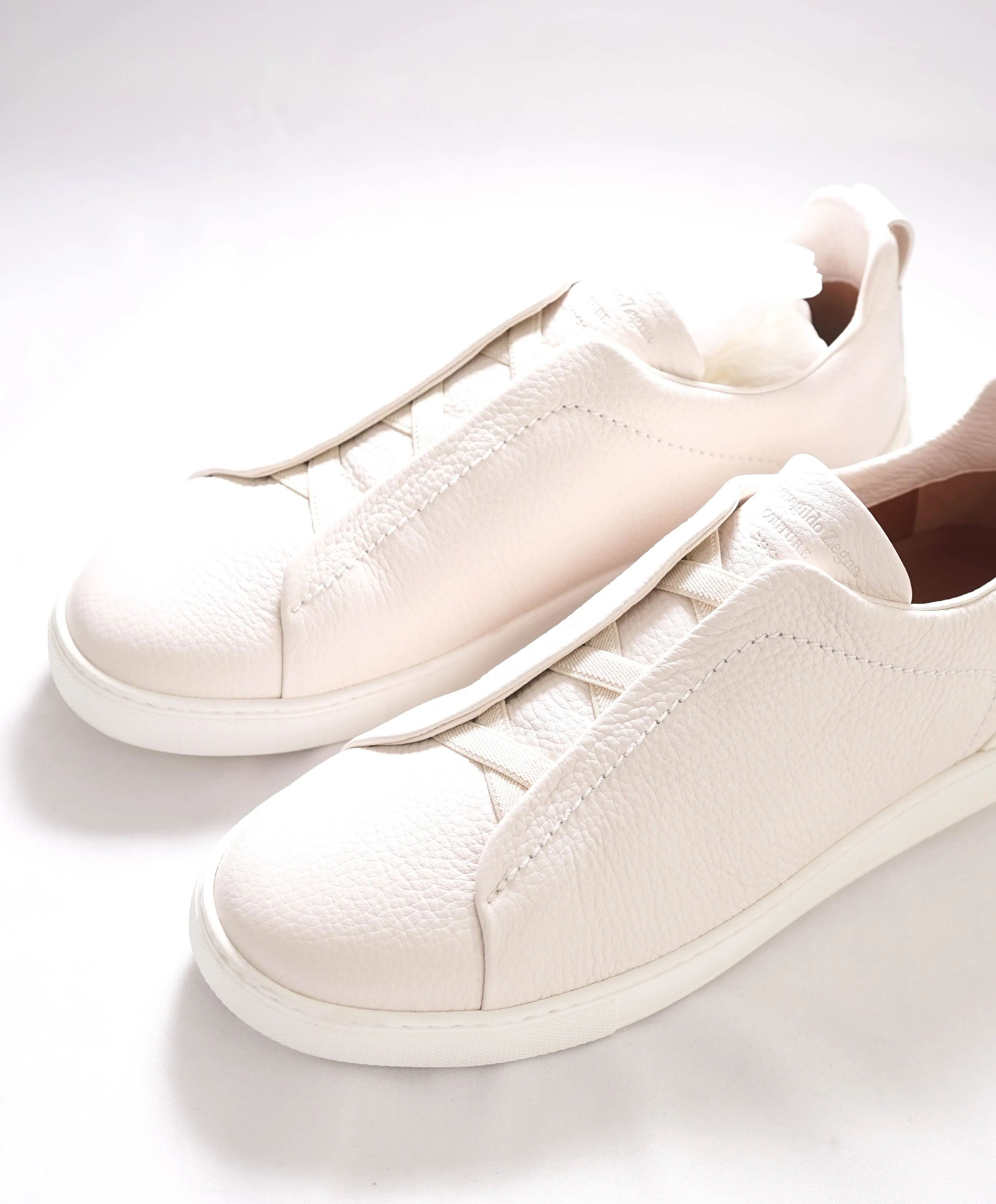 $950 ERMENEGILDO ZEGNA - COUTURE "Triple Stitch" Sneakers - 9 US (42 EU)