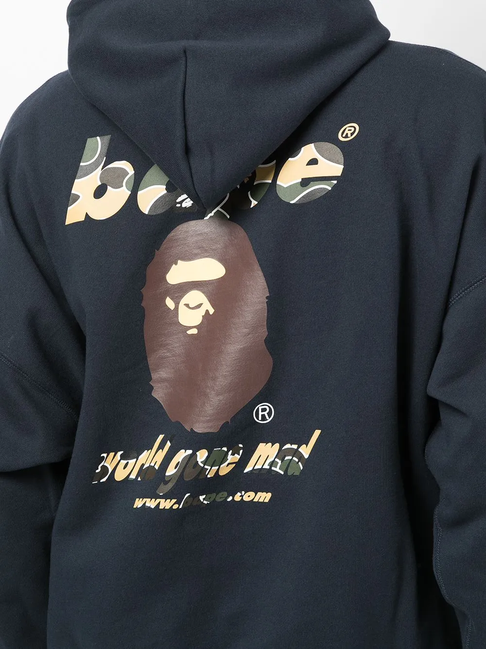 A BATHING APE® Bape-print hoodie