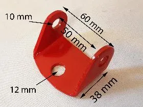 AA39 A ARM WISHBONE CONNECTOR BRACKET FOR 110CC ORION QUAD BIKE RED