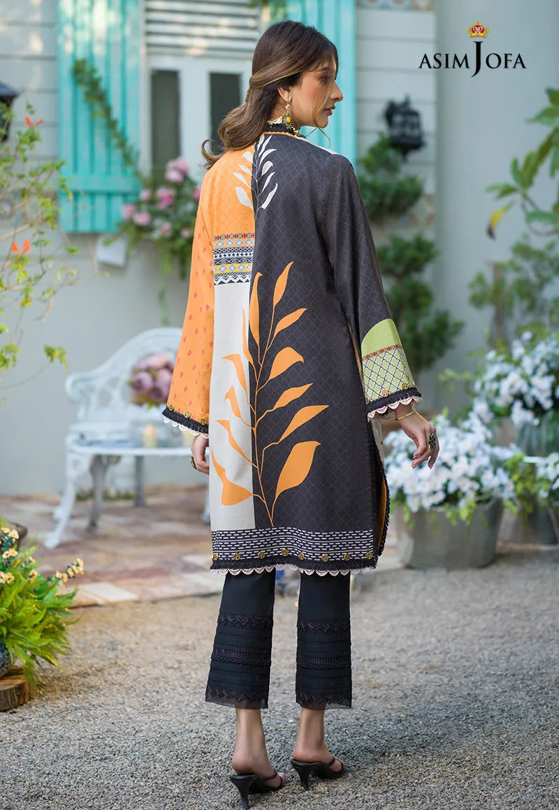 AJPR-25 | Asim Jofa Prints Rania Collection 2022 | Unstitched Embroidered Lawn Suits