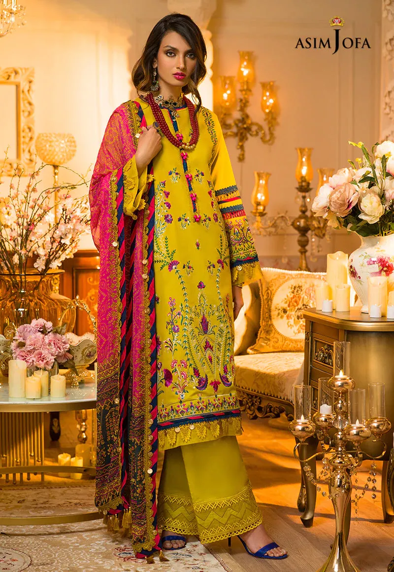 AJPR-40 | Asim Jofa Prints Rania Collection 2022 | Unstitched Embroidered Lawn Suits