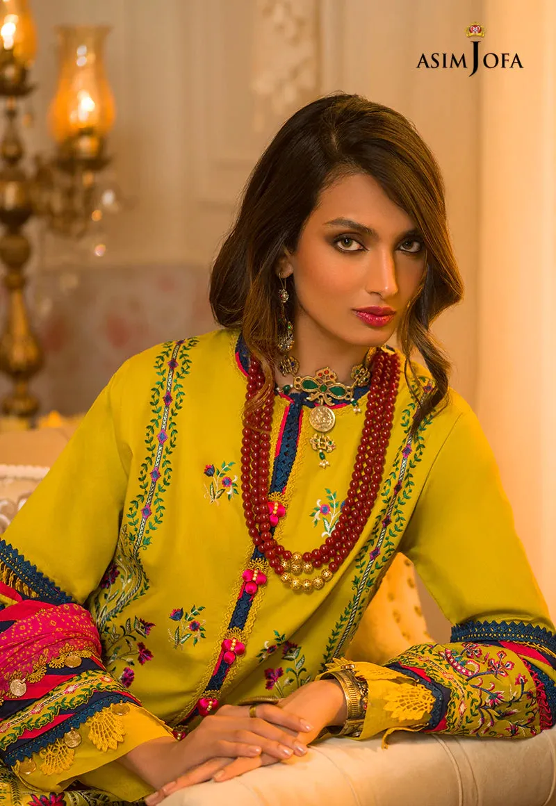 AJPR-40 | Asim Jofa Prints Rania Collection 2022 | Unstitched Embroidered Lawn Suits