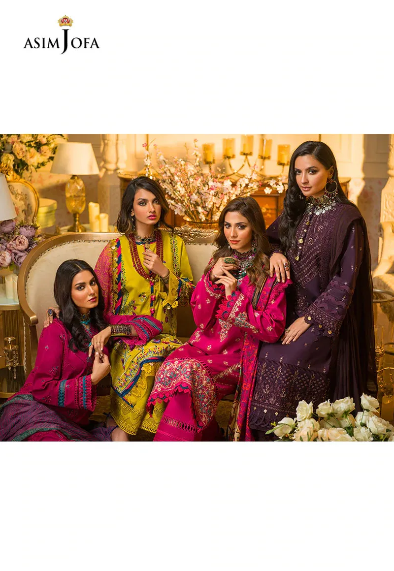 AJPR-40 | Asim Jofa Prints Rania Collection 2022 | Unstitched Embroidered Lawn Suits