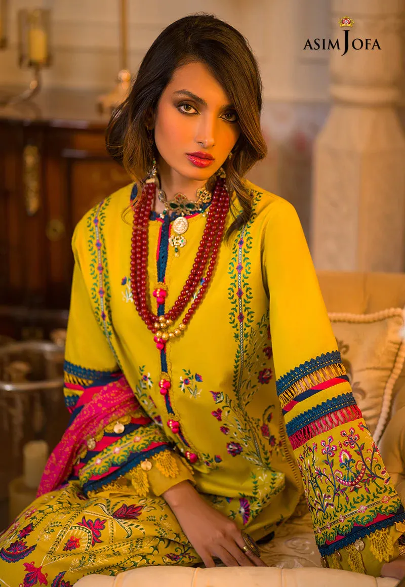 AJPR-40 | Asim Jofa Prints Rania Collection 2022 | Unstitched Embroidered Lawn Suits