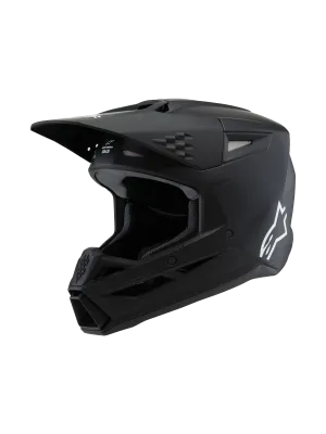 Alpinestars - 2025 SM3 Youth Solid Black Matt MX Helmet