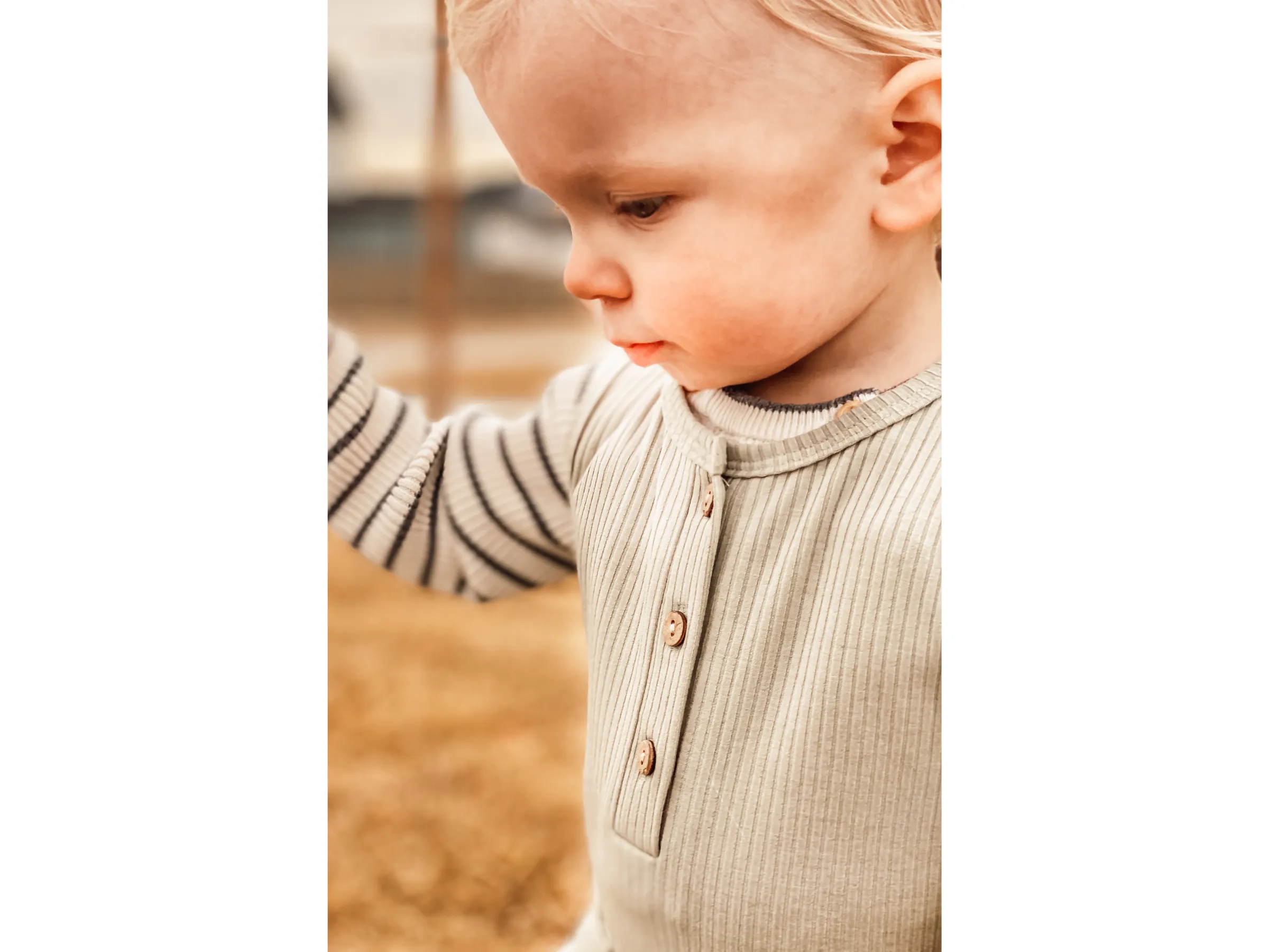 Amber Ribbed Pocket Romper
