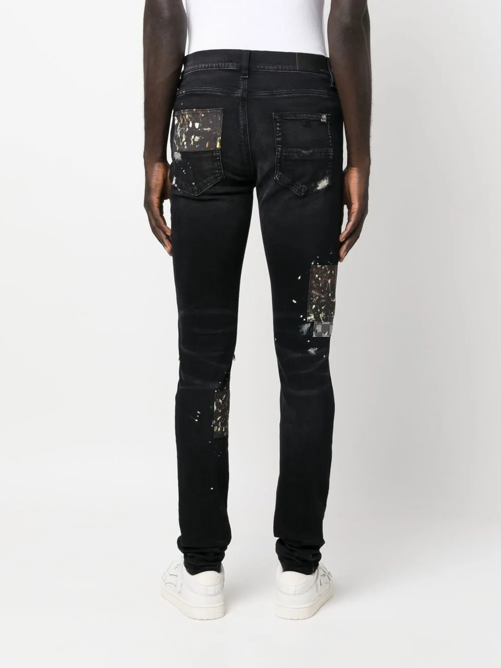 AMIRI distressed skinny-cut jeans