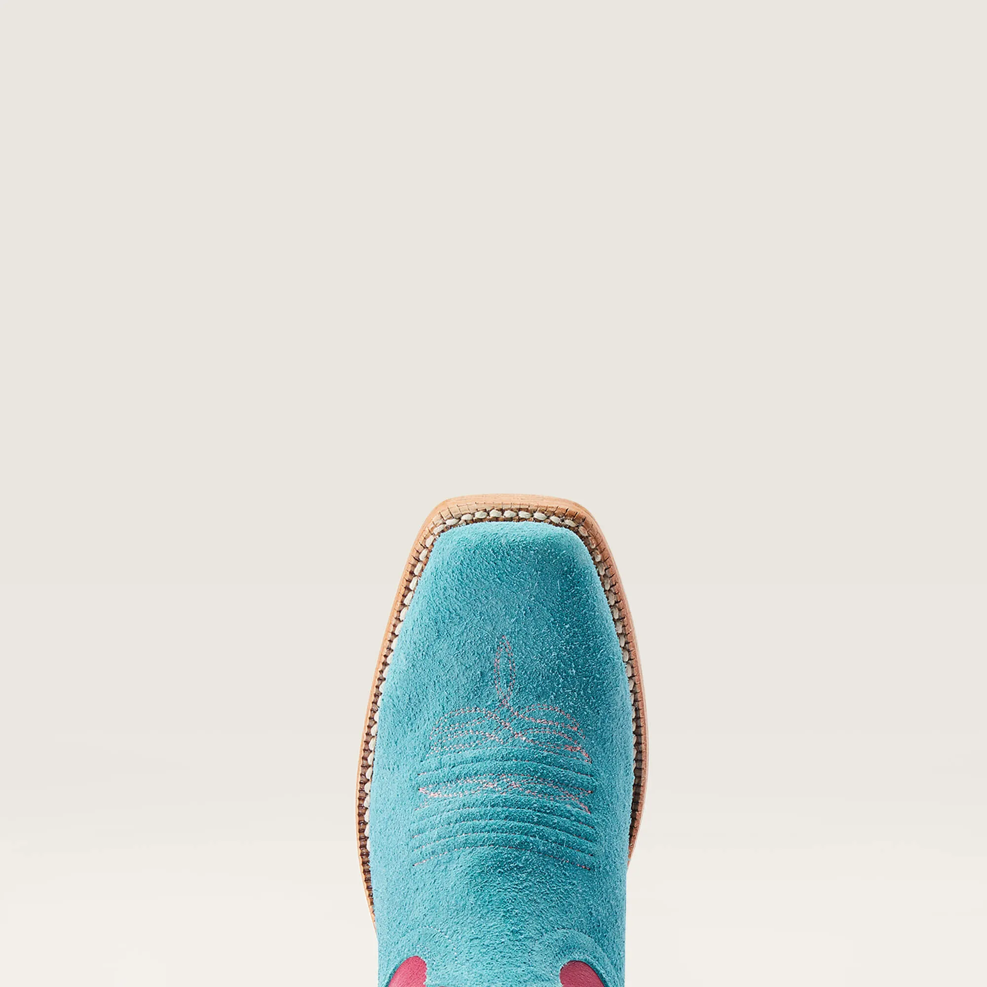Ariat Futurity Boon Sky Blue Roughout Dragon Fruit Ladies