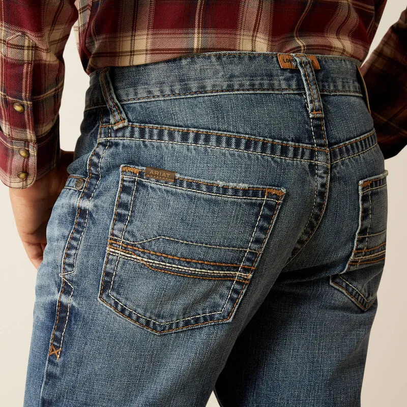Ariat Men's M5 Straight Smokey Straight Leg Jean Weatherford 10053547