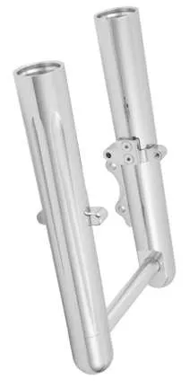 Arlen Ness 06-520 Hot Legs Single Disc Fork Leg Set - Smooth - Chrome