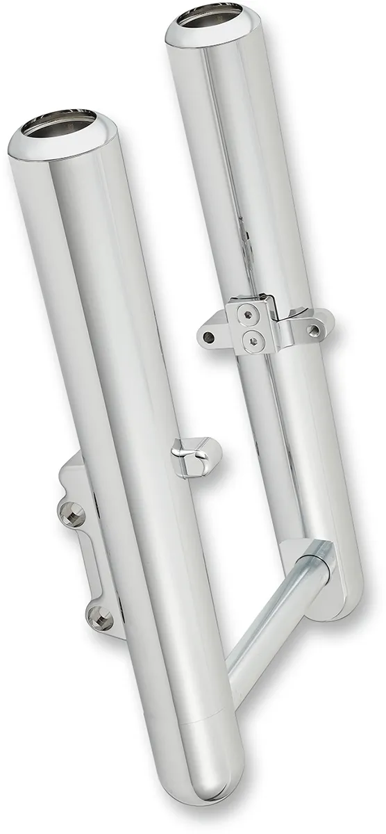 Arlen Ness 06-520 Hot Legs Single Disc Fork Leg Set - Smooth - Chrome