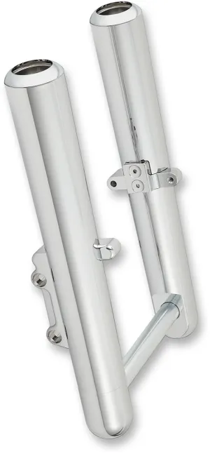 Arlen Ness 06-520 Hot Legs Single Disc Fork Leg Set - Smooth - Chrome