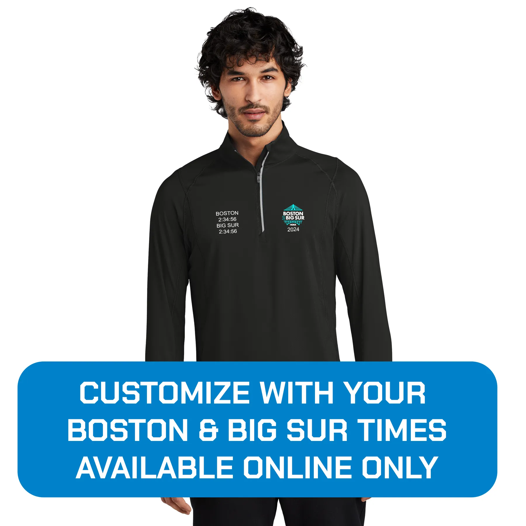B2BS Men's OGIO 1/4 Zip -Blacktop- 2024 Finisher