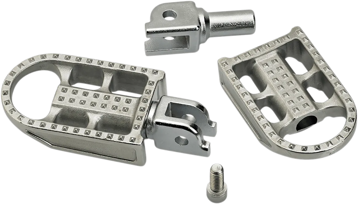 Biltwell Inc. 7002-302-03 Mushman Footpegs - Raw Polished