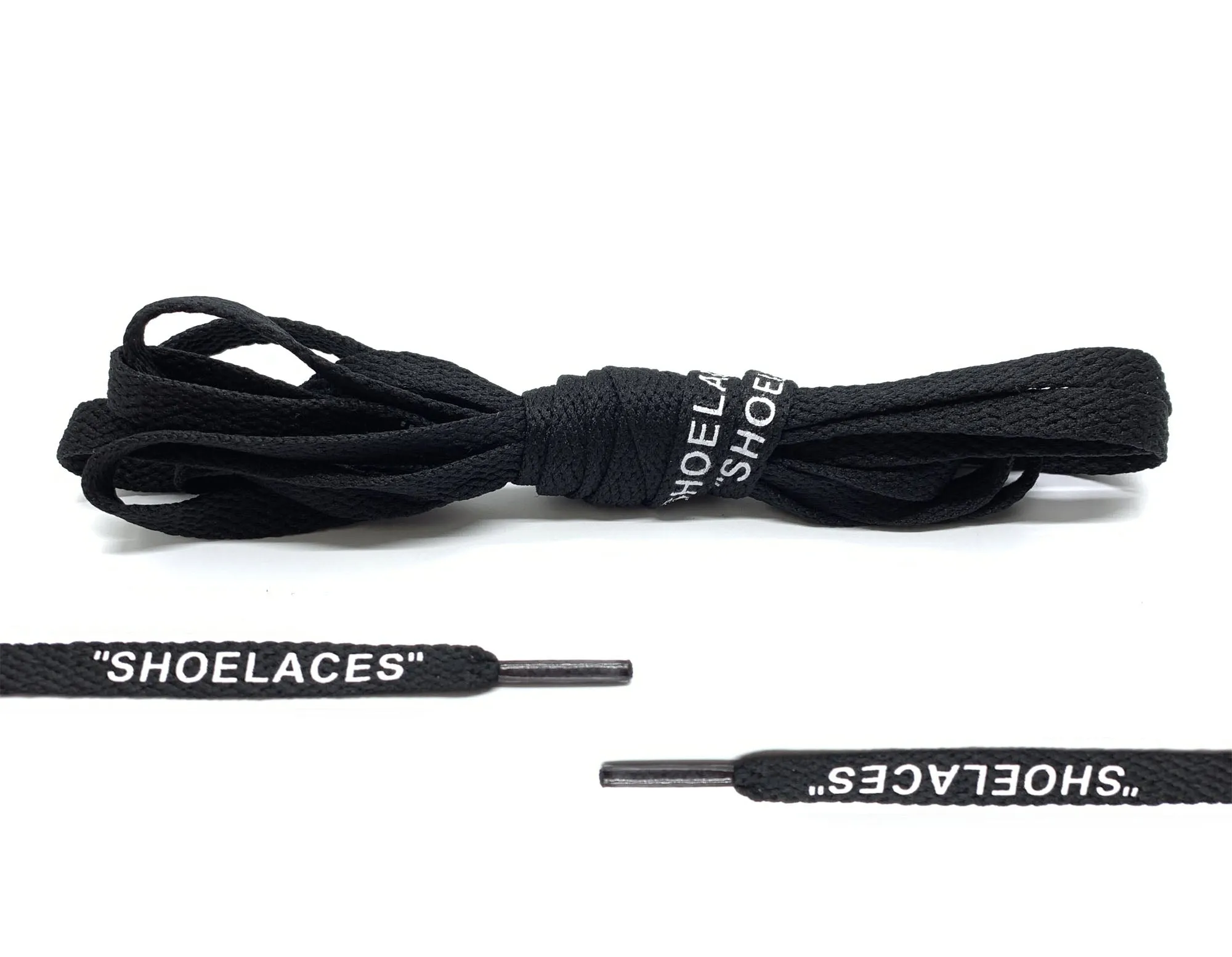 Black Off-White "SHOE LACES" Laces
