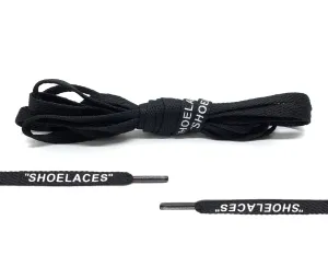 Black Off-White "SHOE LACES" Laces