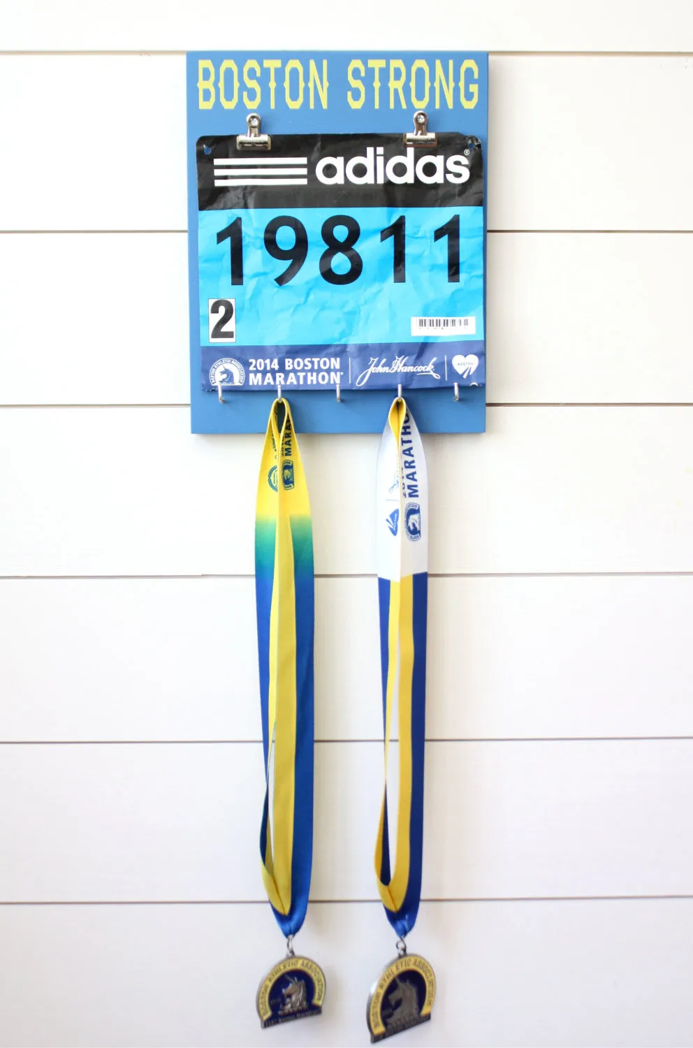Boston Marathon Race Bib & Medal Holder - Boston Strong