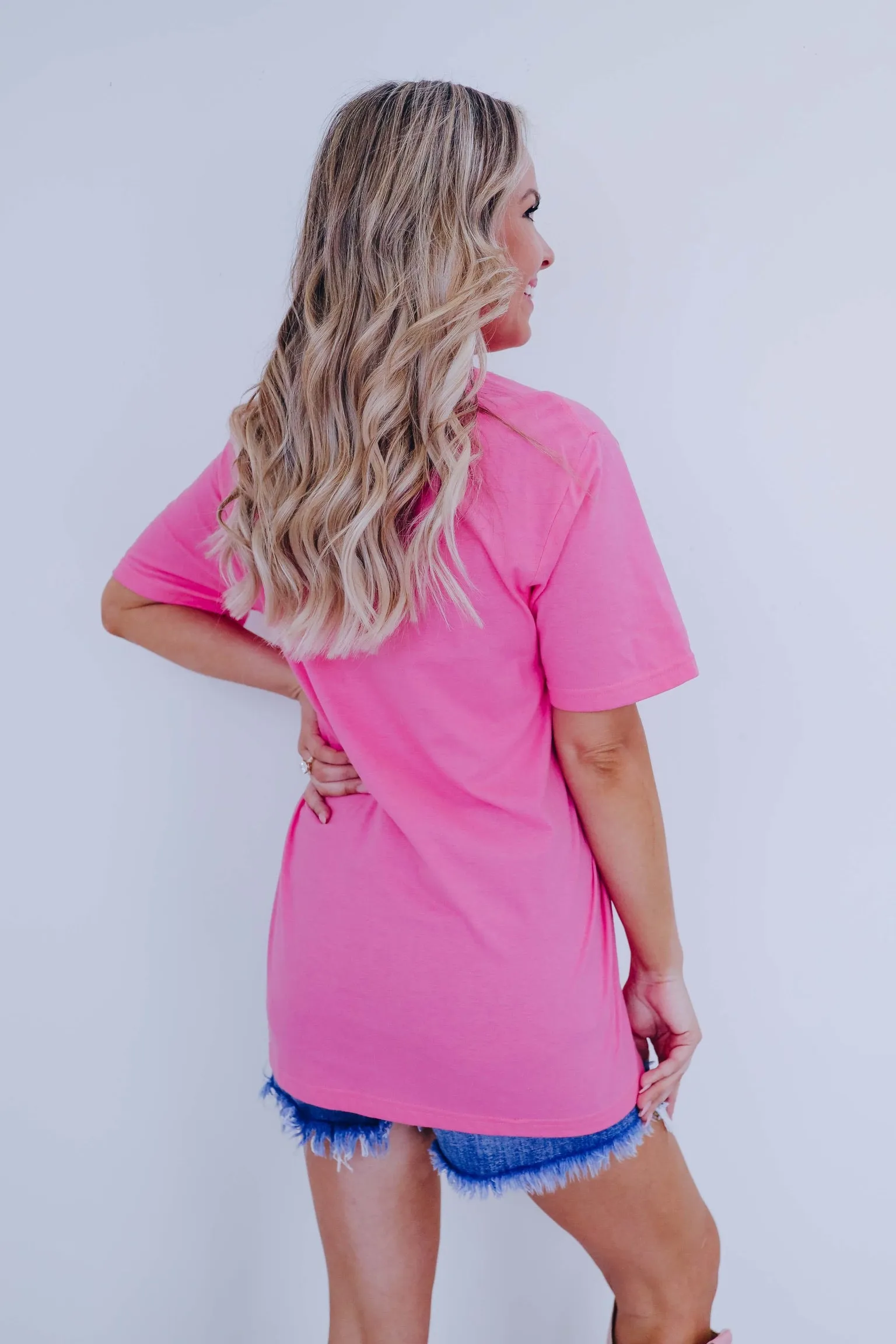 Bow Adorned Bunny Ears Graphic Tee