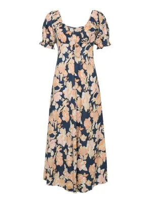 Briar Floral Linen Maxi Dress