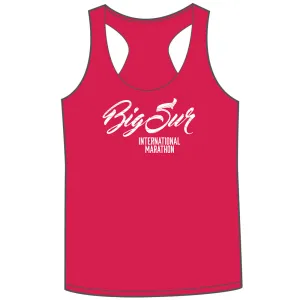 BSIM Women's Hoka Racerback Tank -Hibiscus