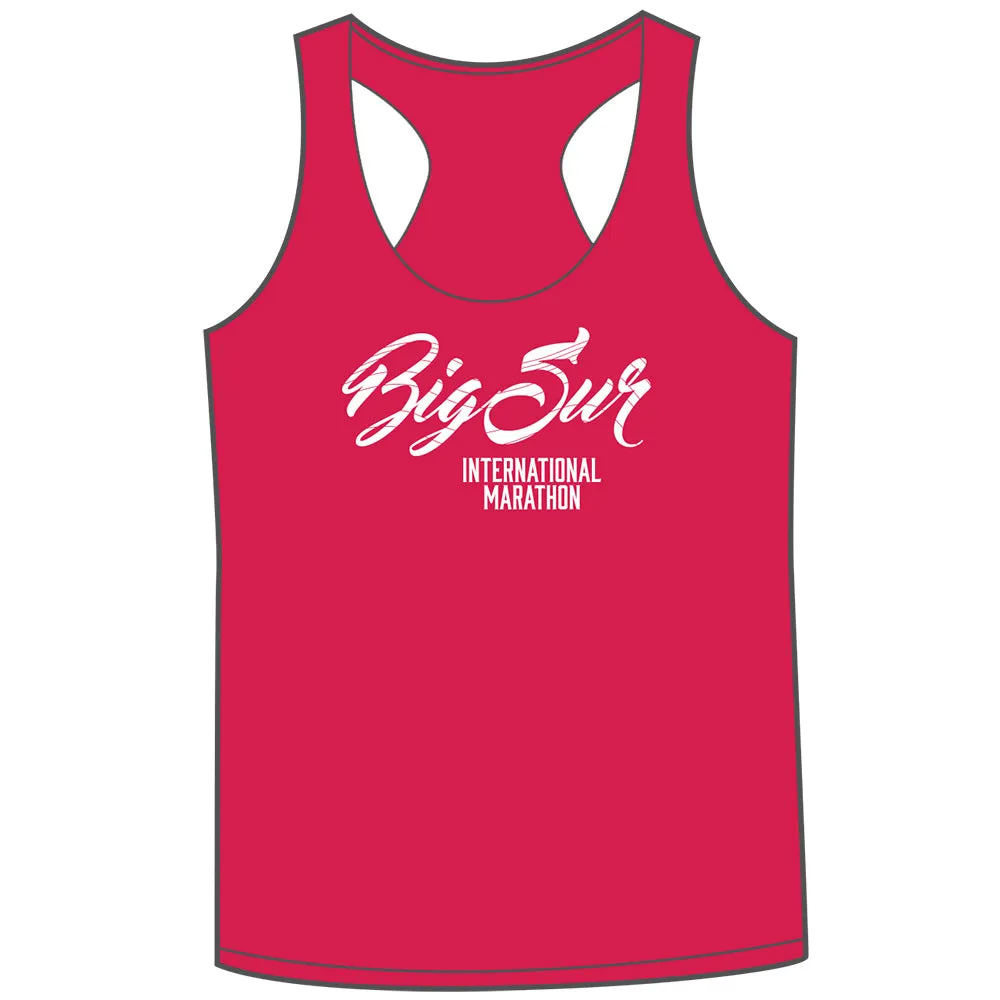 BSIM Women's Hoka Racerback Tank -Hibiscus