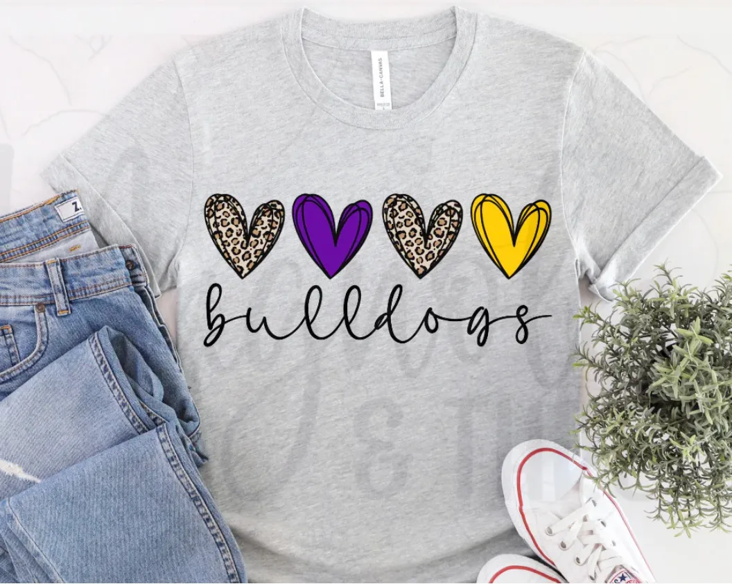 Bulldogs Hearts Above (M129)