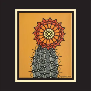 Cactus flower #96 ~ Original  8"x10"