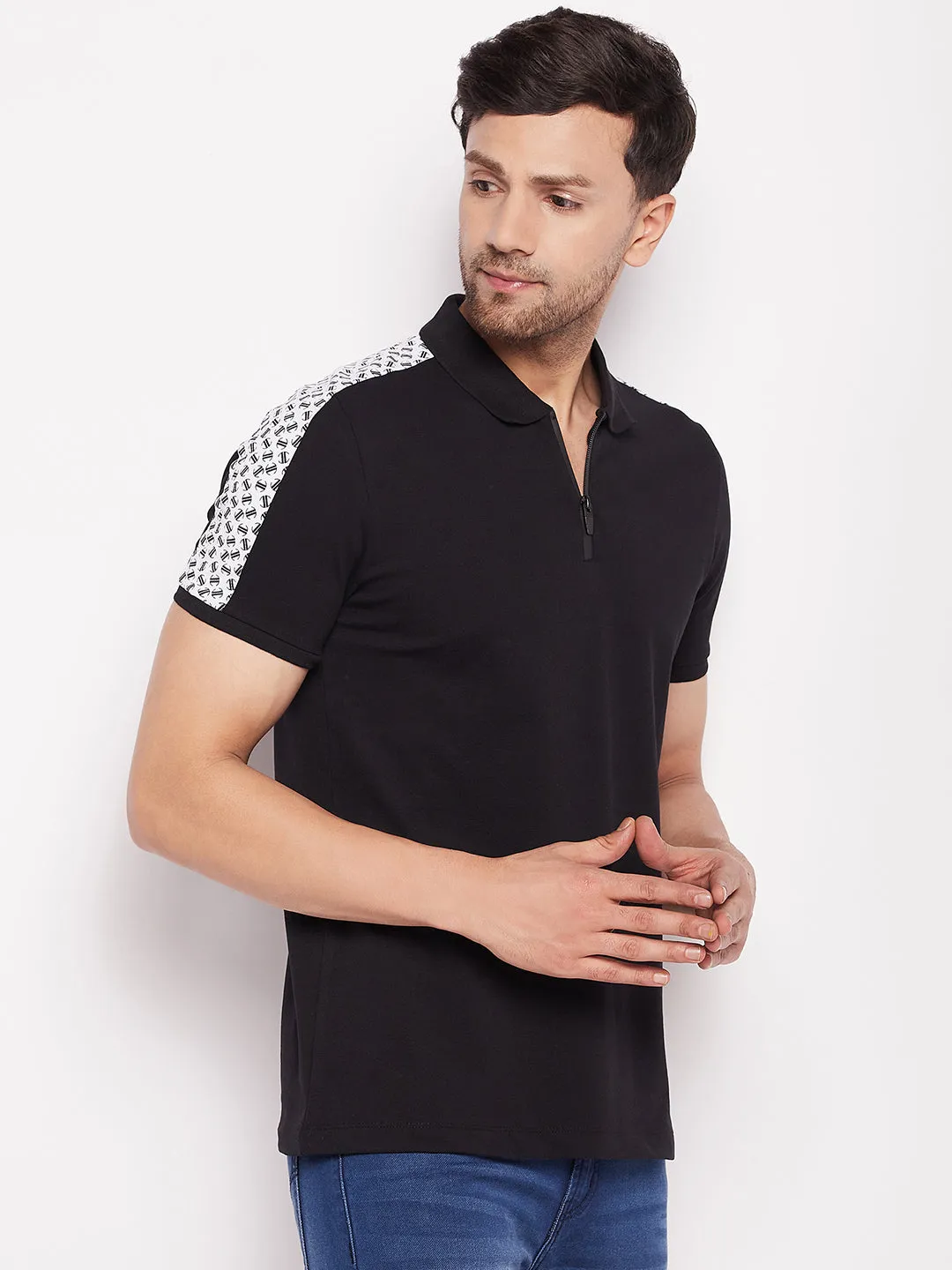 Camla Regular Fit Polo Collar  T-Shirt