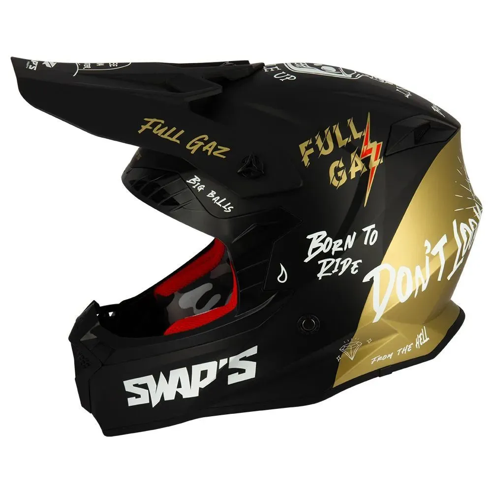 Casque moto cross - Faster FullGaz S849