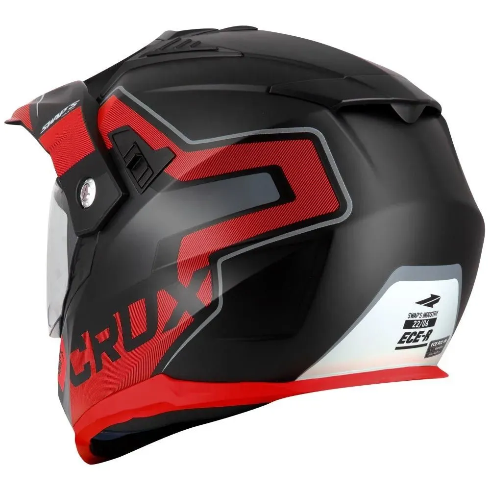 Casque moto cross/enduro   visiere -  CRUX™