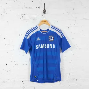 Chelsea 2011 David Luiz Adidas Football Shirt - Blue - S