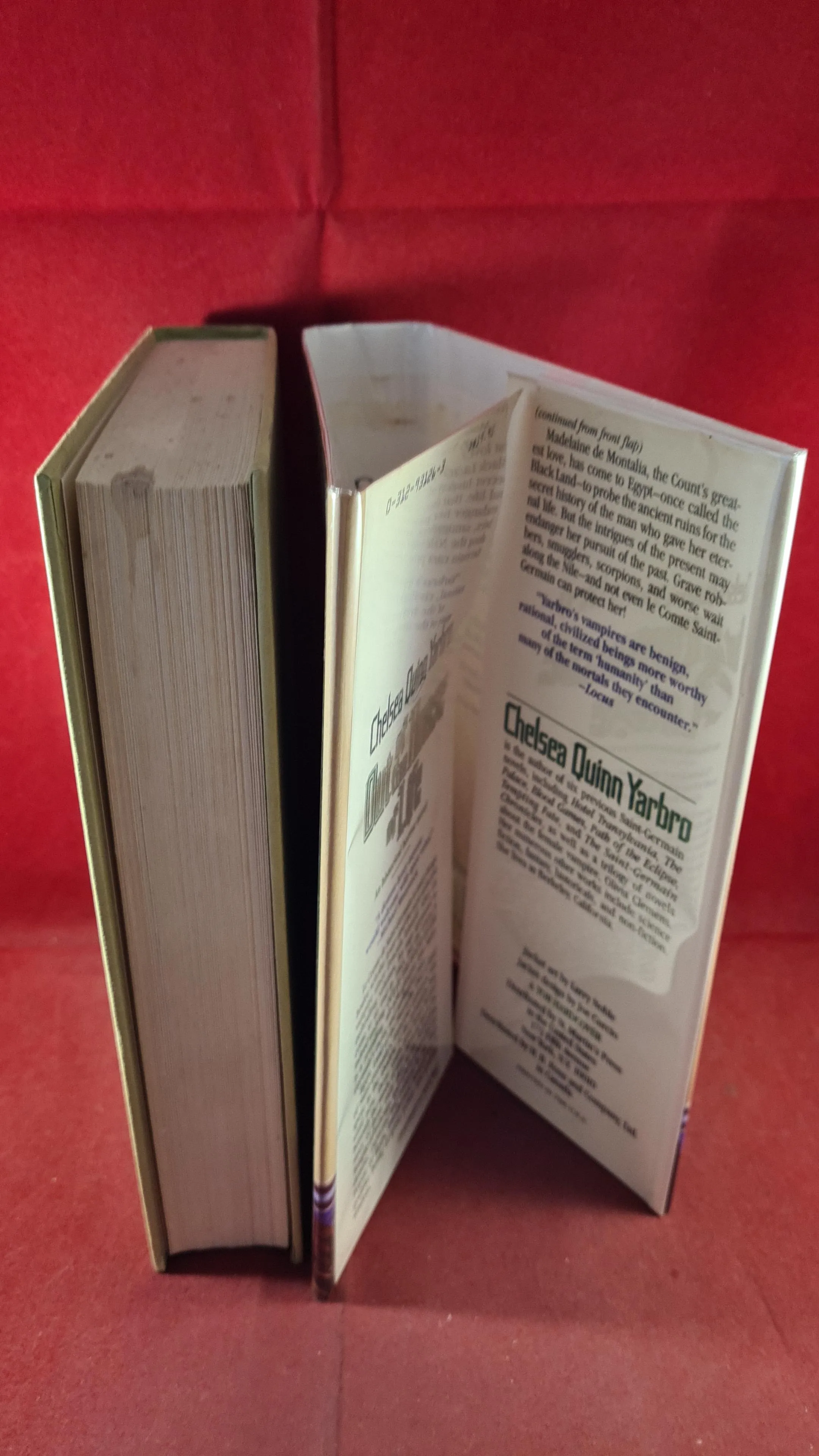 Chelsea Quinn Yarbro - Out of the House of Life, TOR Horror, 1990, First Edition