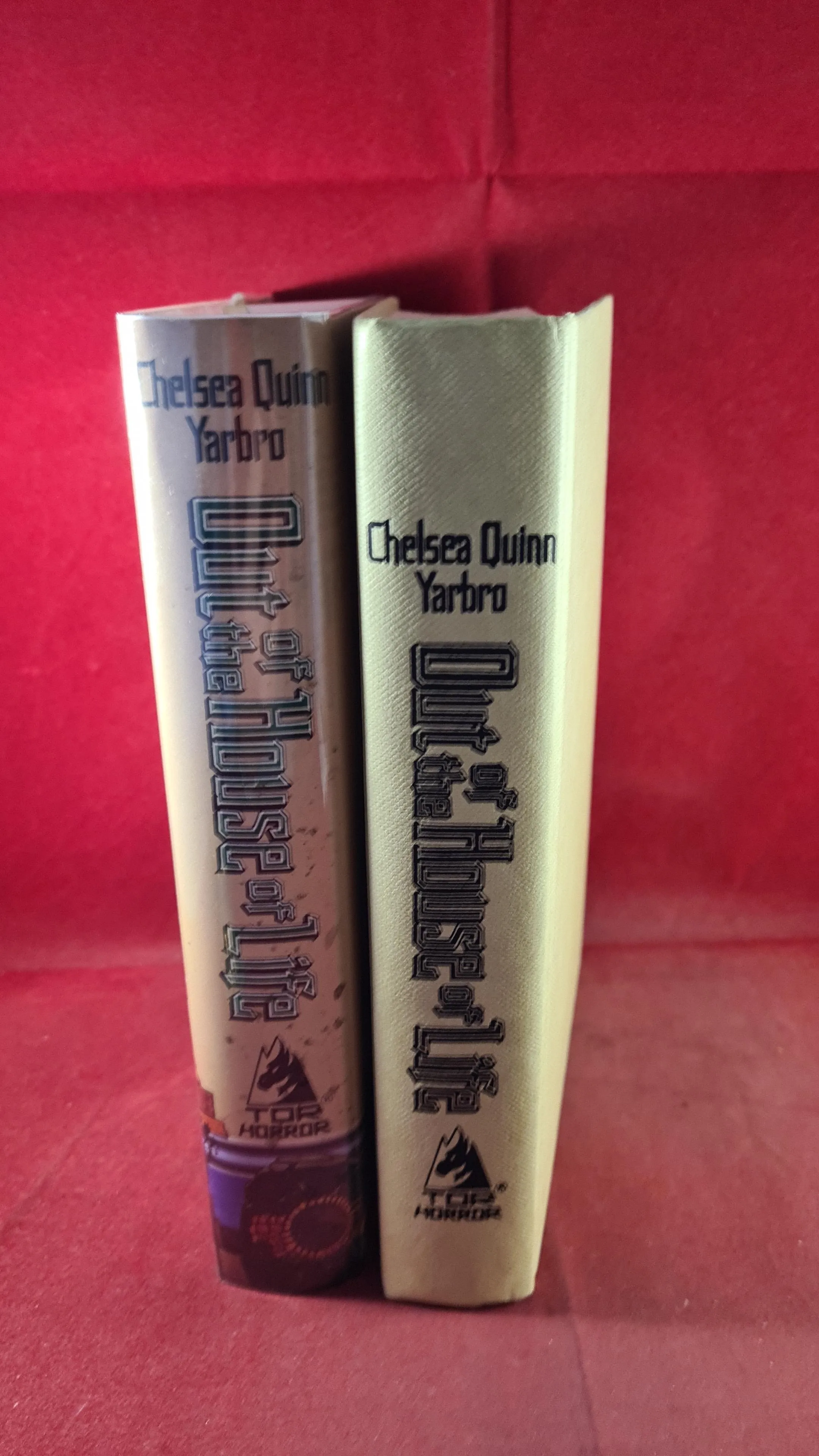 Chelsea Quinn Yarbro - Out of the House of Life, TOR Horror, 1990, First Edition
