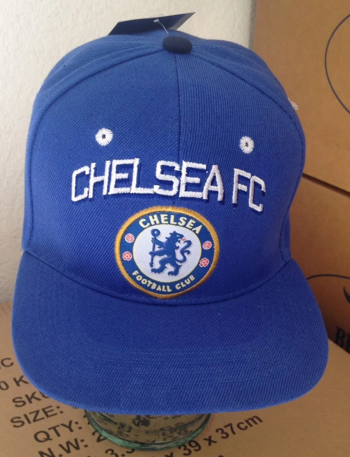 Chelsea Soccer Traditional Blue Snapback Cap Adjustable Official Product