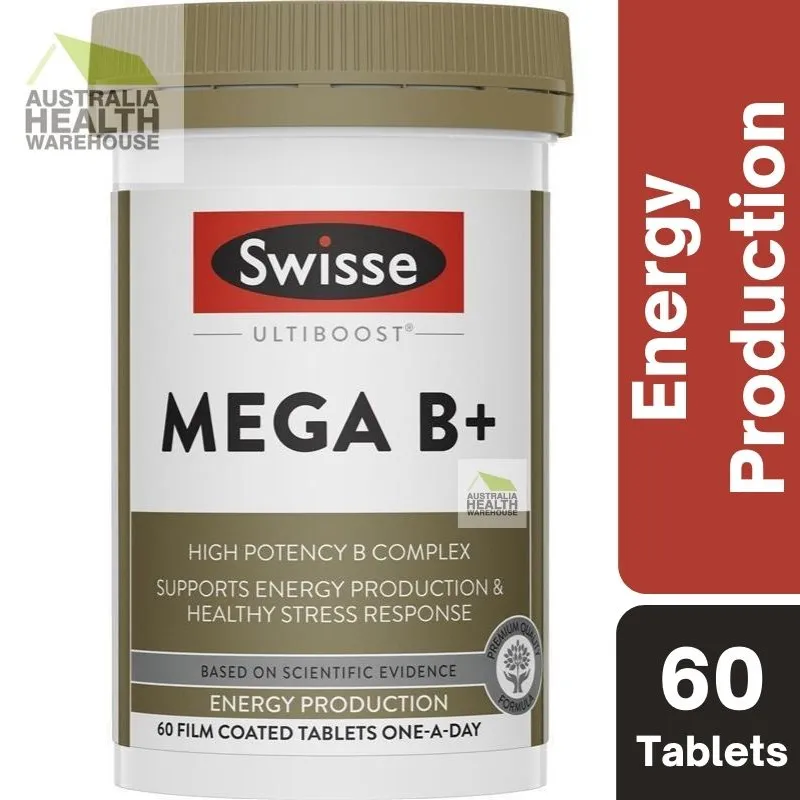 [CLEARANCE Expiry: 03/2025] Swisse Ultiboost Mega B   60 Tablets
