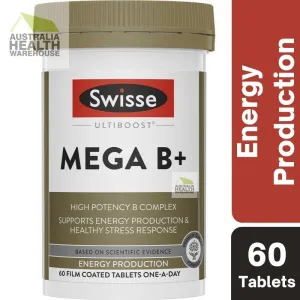 [CLEARANCE Expiry: 03/2025] Swisse Ultiboost Mega B   60 Tablets
