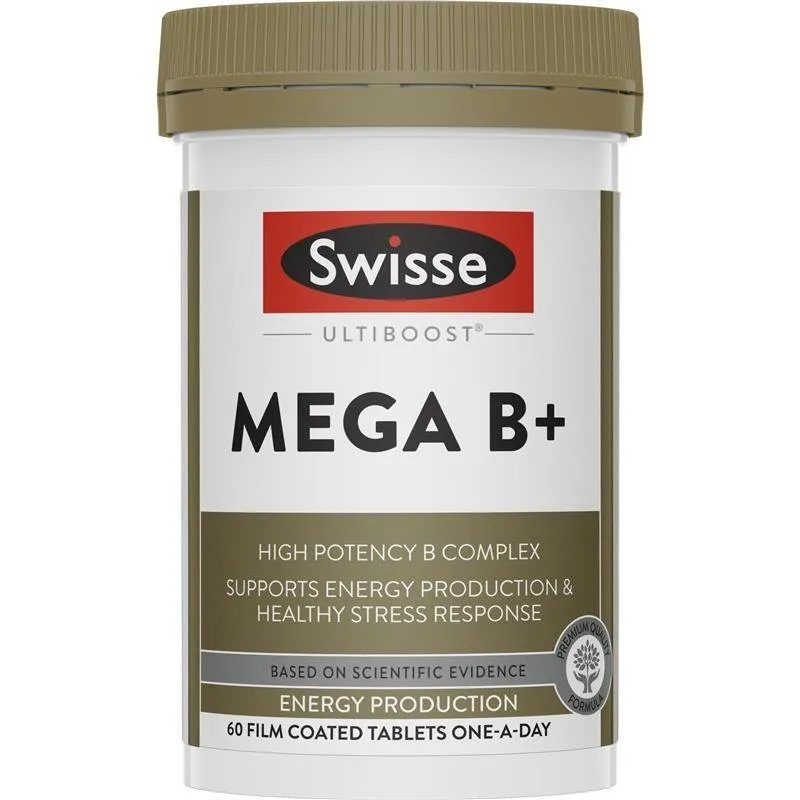 [CLEARANCE Expiry: 03/2025] Swisse Ultiboost Mega B   60 Tablets