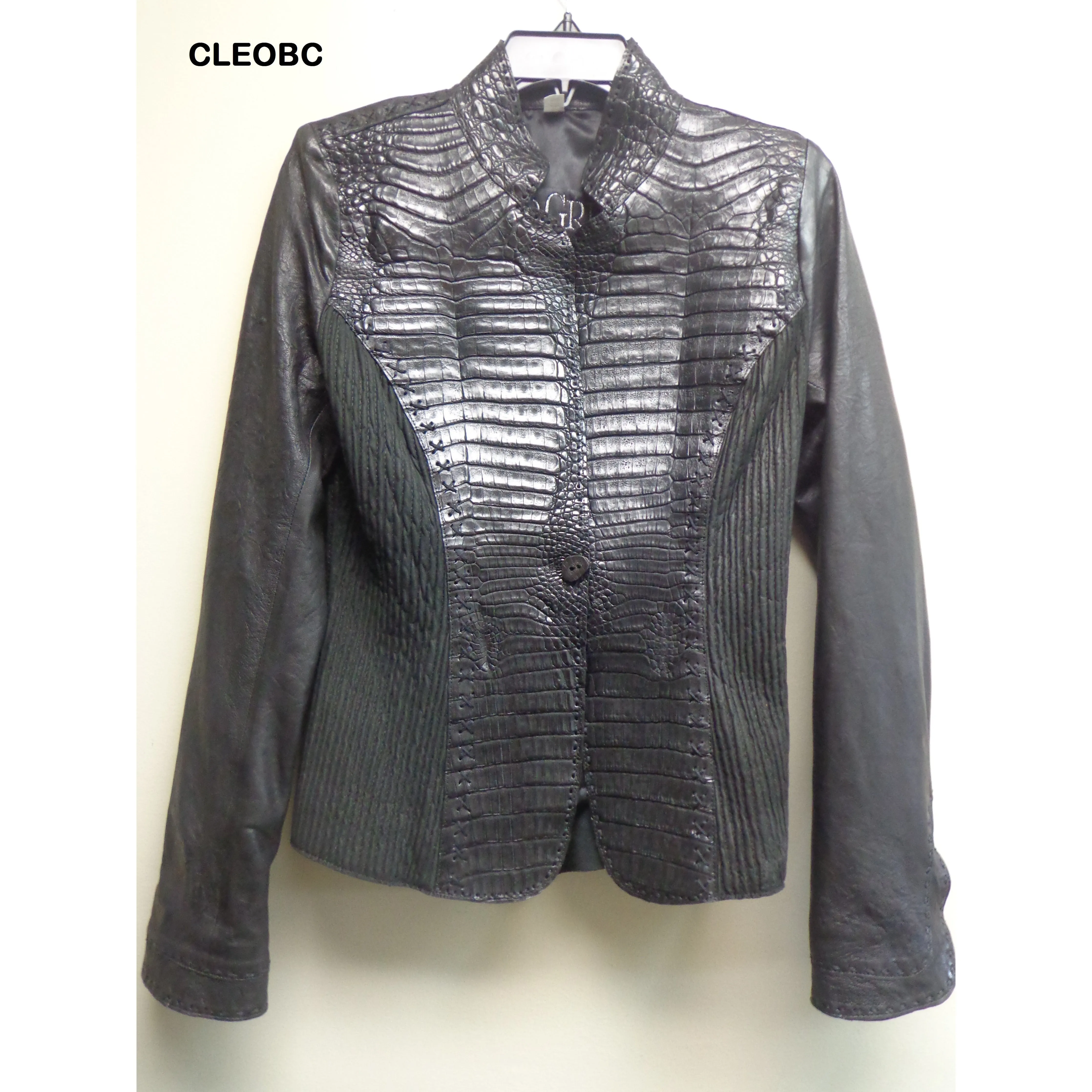 CLEO BORELLO CAIMAN - BLACK