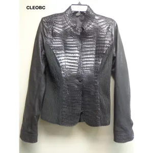 CLEO BORELLO CAIMAN - BLACK
