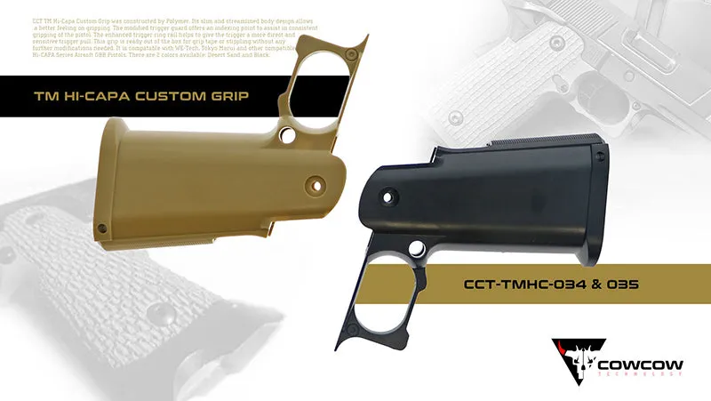 CowCow Custom Grip (Desert Sand) For Marui Hi-Capa GBB