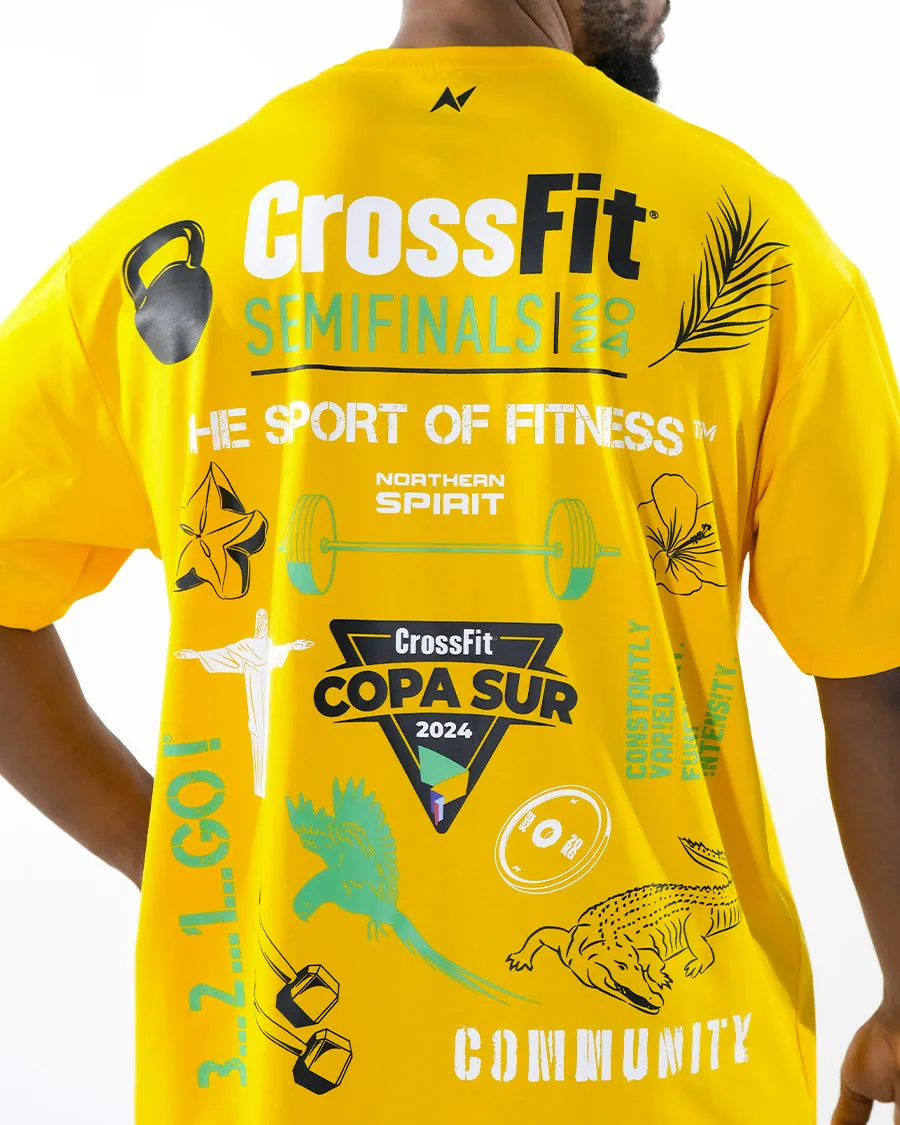 CrossFit® Smurf Patchwork - COPA SUR Unisex overSized T-shirt