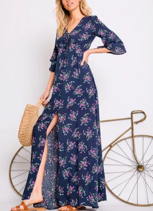 Desert Springs Maxi Floral Dress