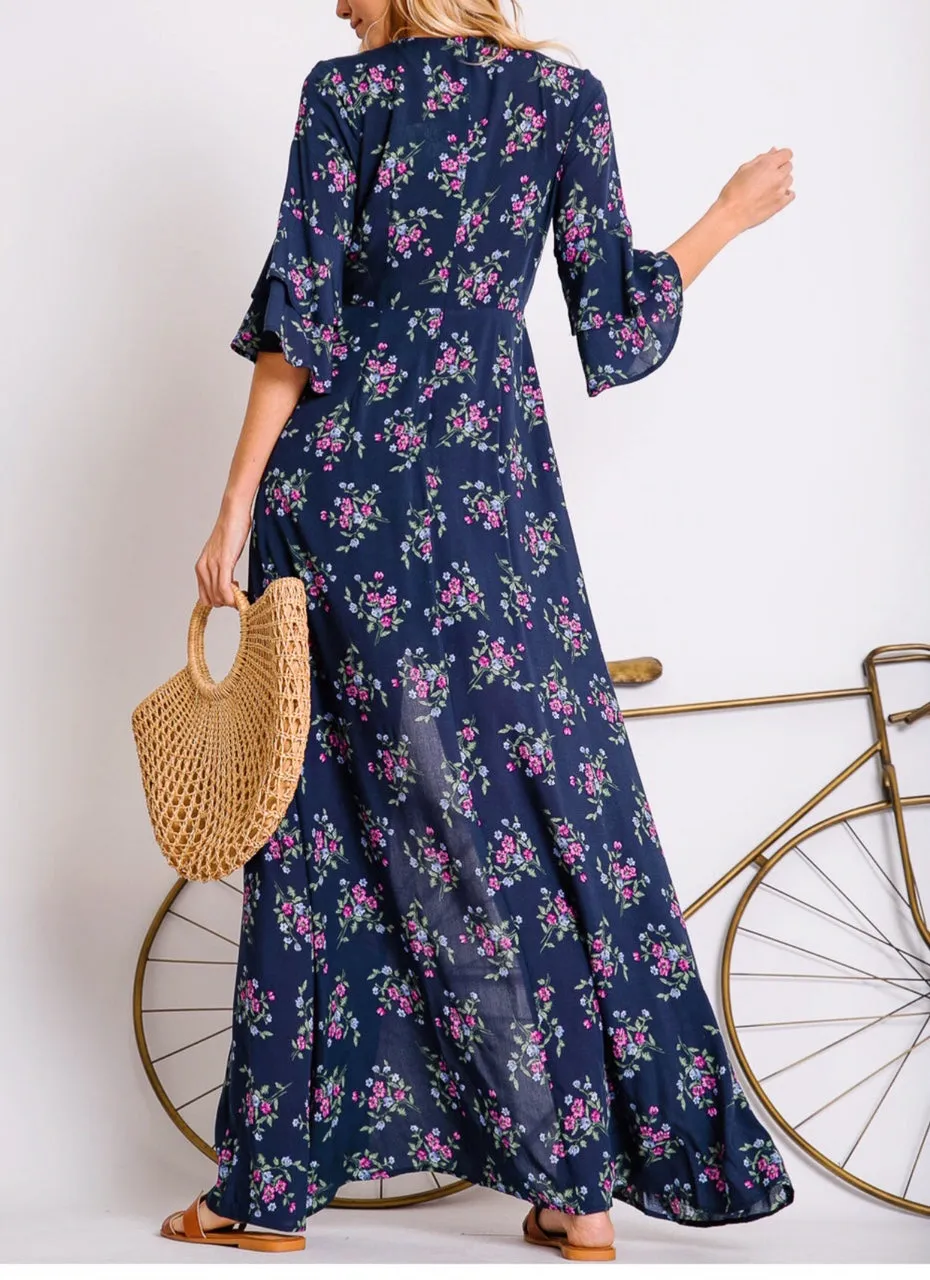 Desert Springs Maxi Floral Dress